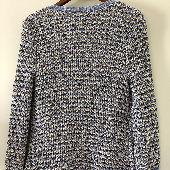 Tommy Hilfiger Fringed Open Front Sweater Jacket Size M - Picture 6 of 13